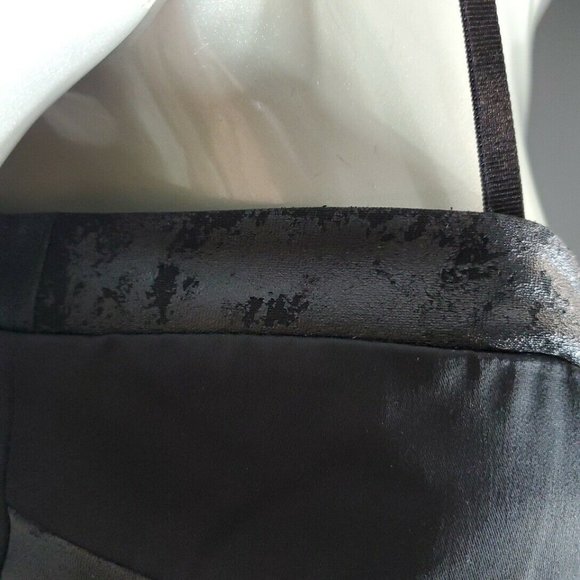 Armani Exchange‎ Womens Bodycon Dress Size 4 Removable Straps Stretch Black - Picture 7 of 9